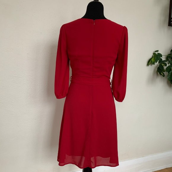 Pretty red dress from Modcloth sz S - Picture 3 of 5